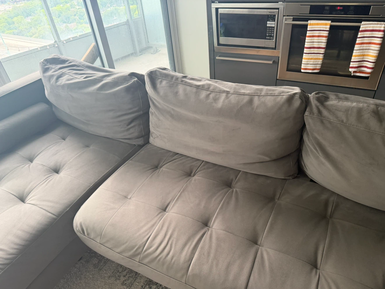 Grey Sectional Sofa - photo 3