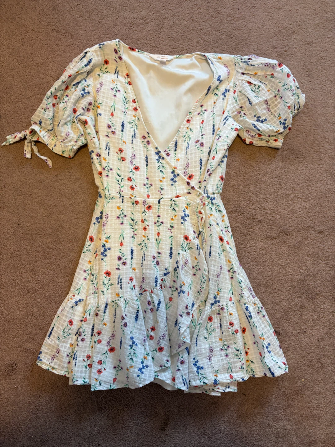 LC Lauren Conrad Floral Wrap Dress Size S