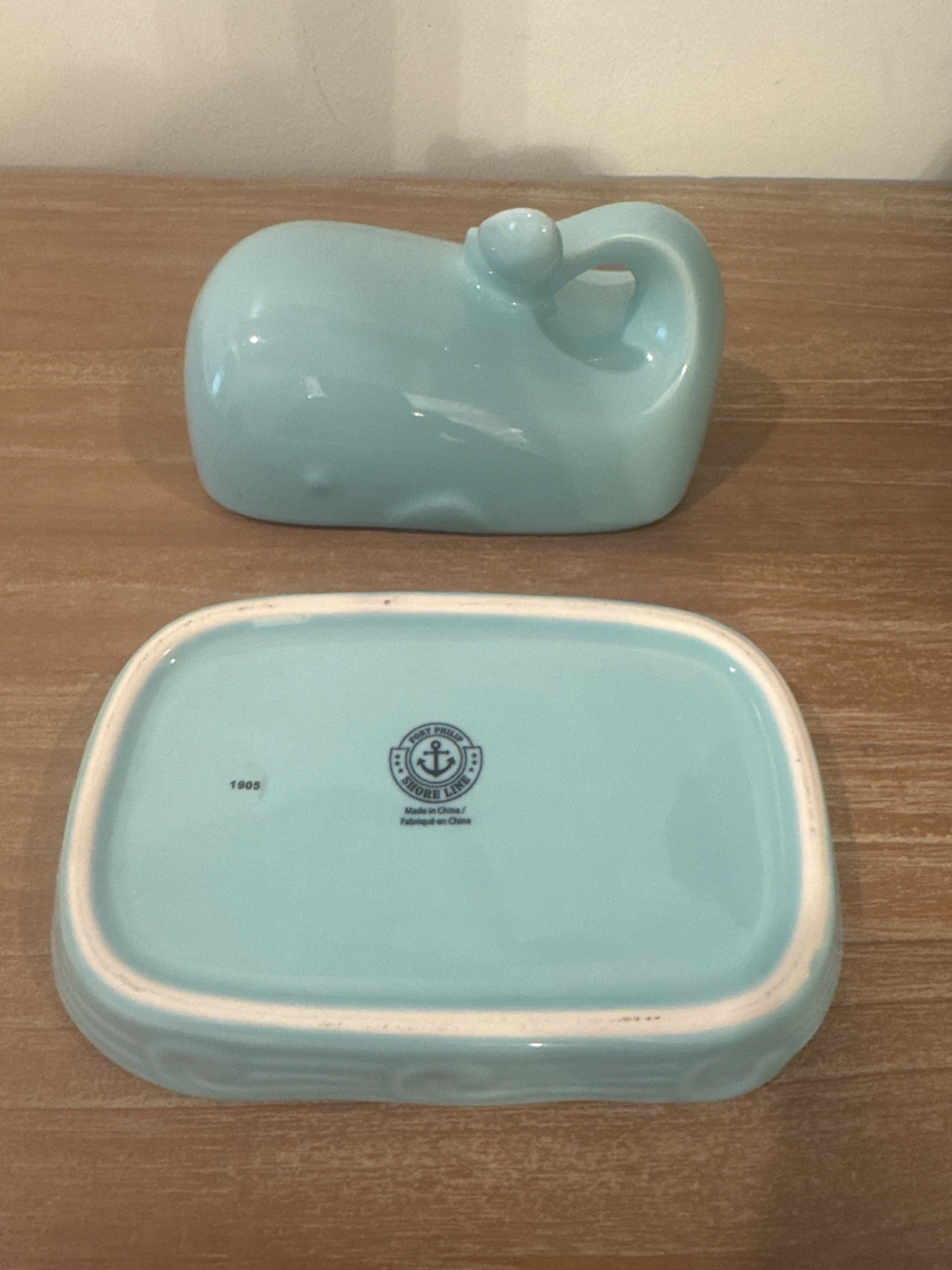 Port & Shore Line Whale Butter Dish - photo 3