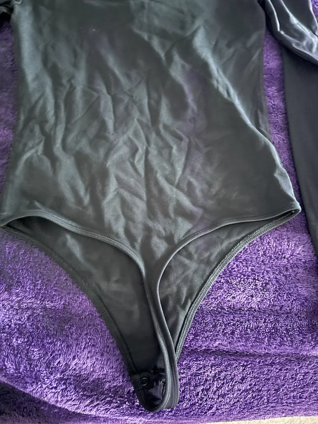 CONTOUR by Aritzia Black Long Sleeve Bodysuit - photo 3