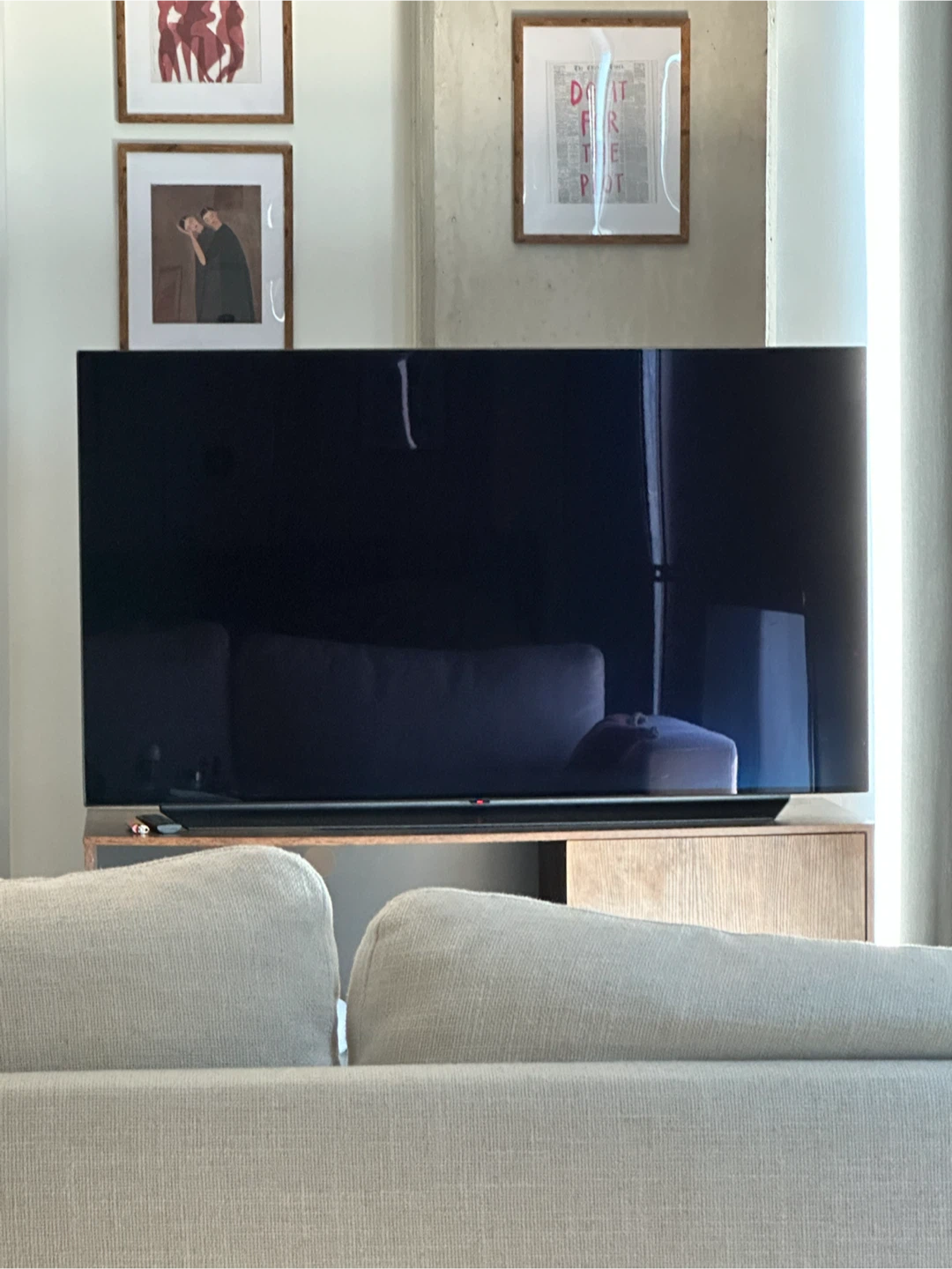 LG 55” TV + FREE Console