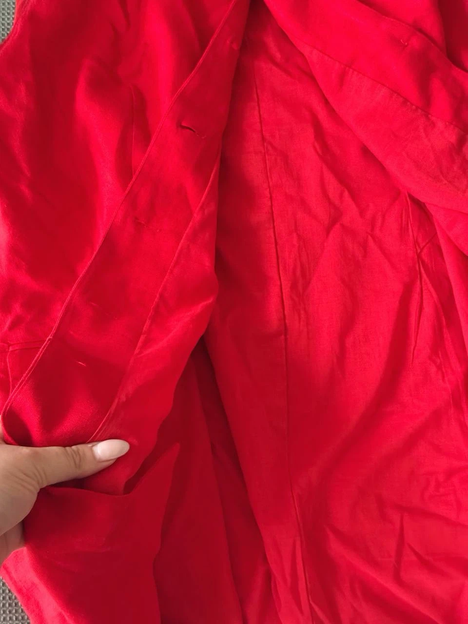 H&M Red Linen-Blend Sleeveless Dress – XL-XXL - photo 5
