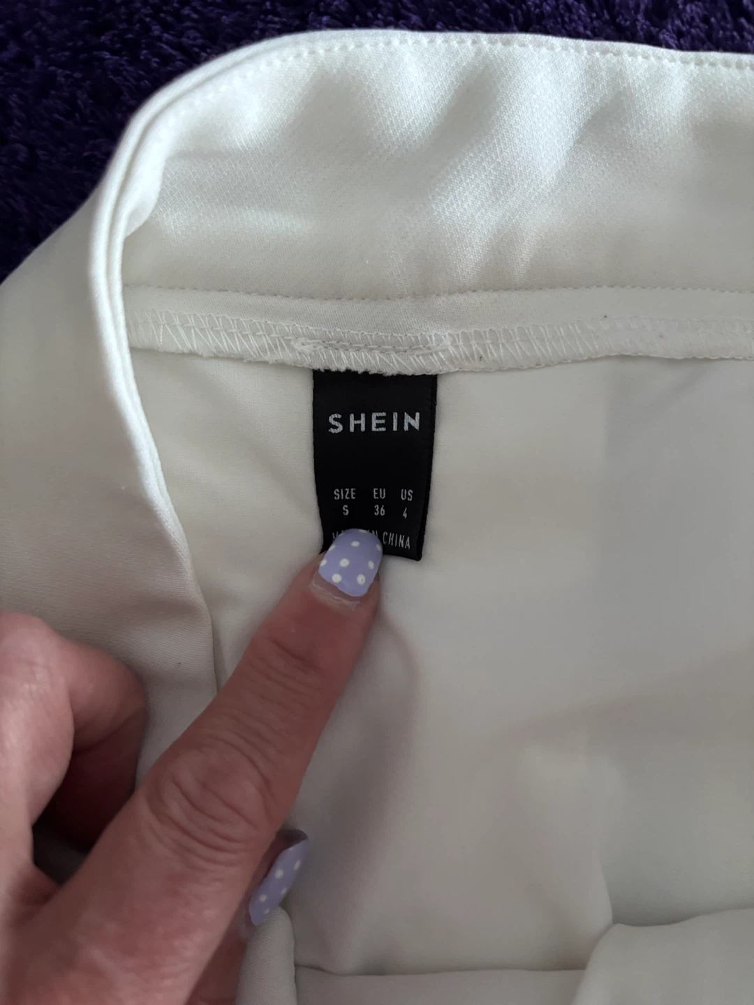 SHEIN White Pleated Skirt - photo 2