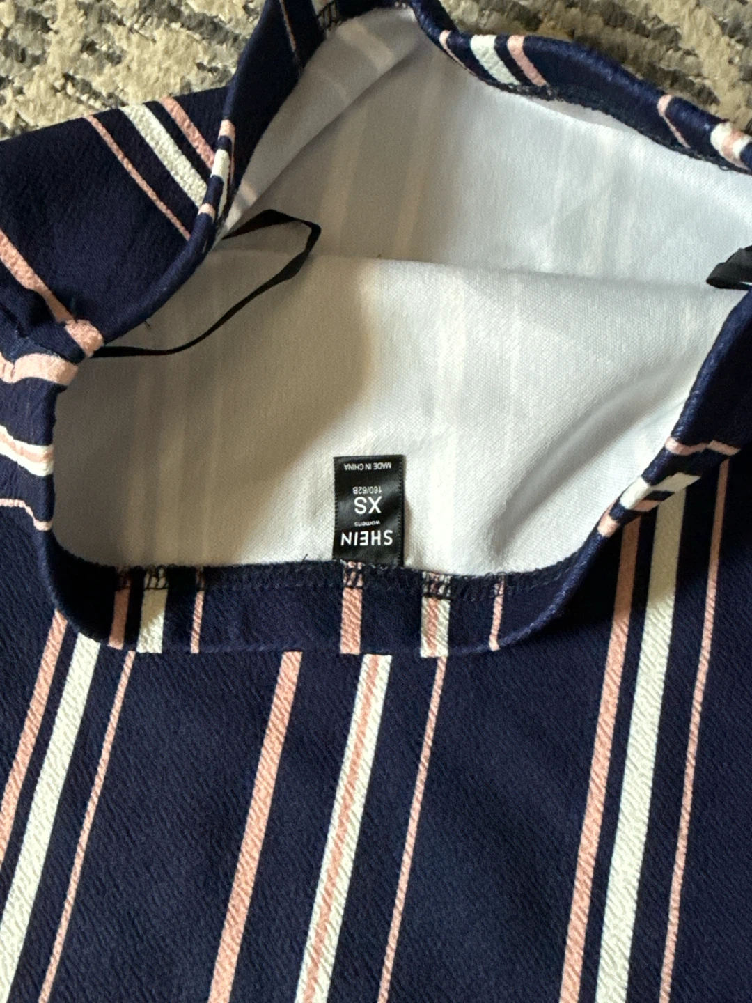 Navy Striped Pencil Skirt size XS - photo 3