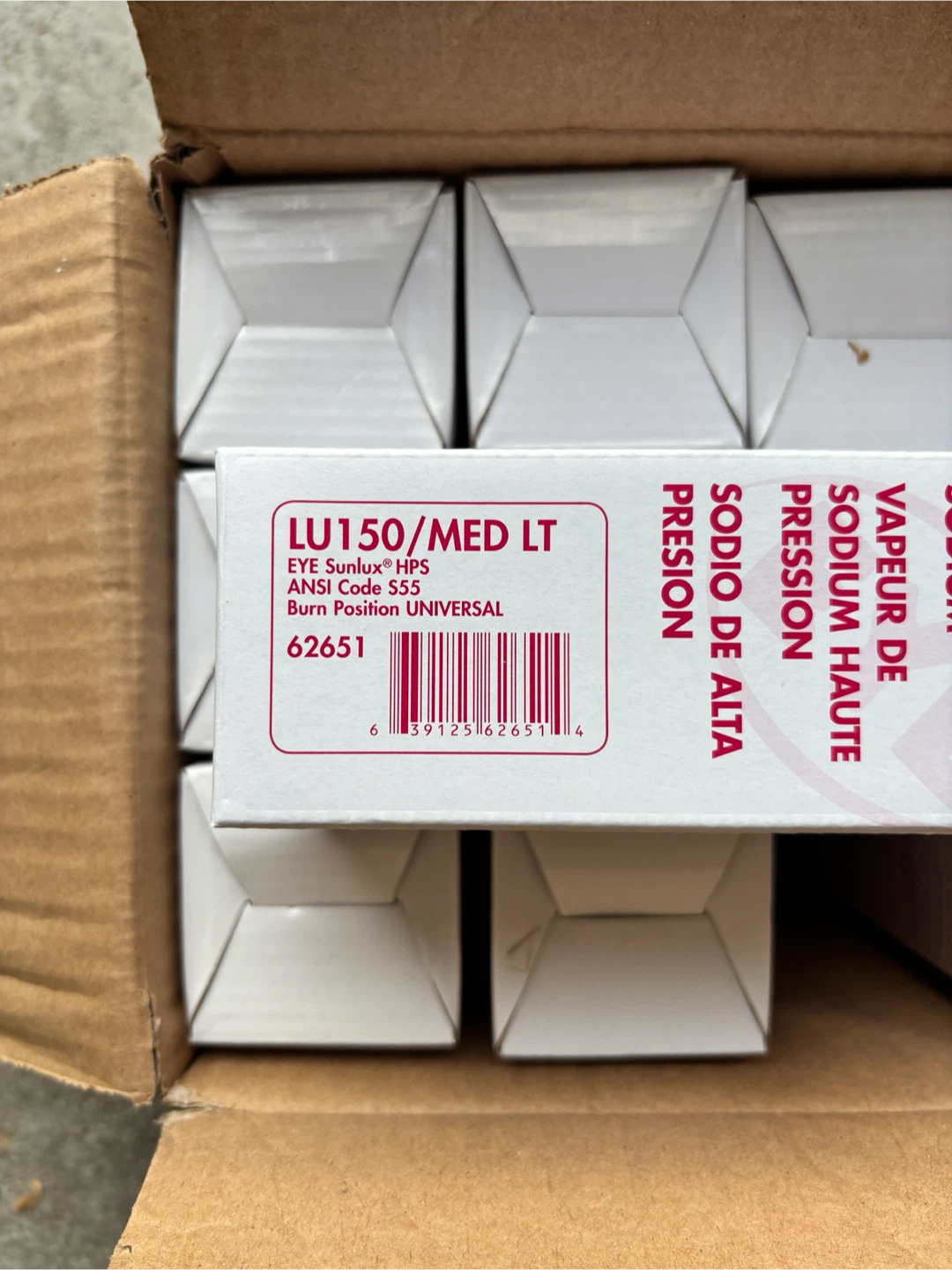 High Pressure Sodium Bulbs LU 150 Med - photo 2