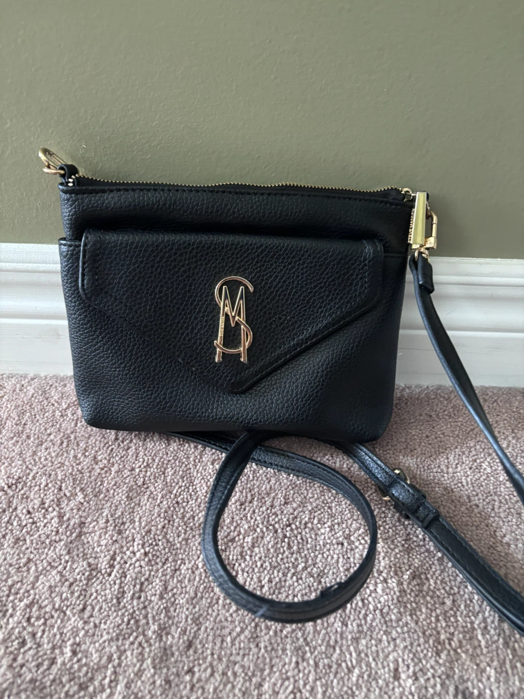 Steve Madden Black Crossbody Bag