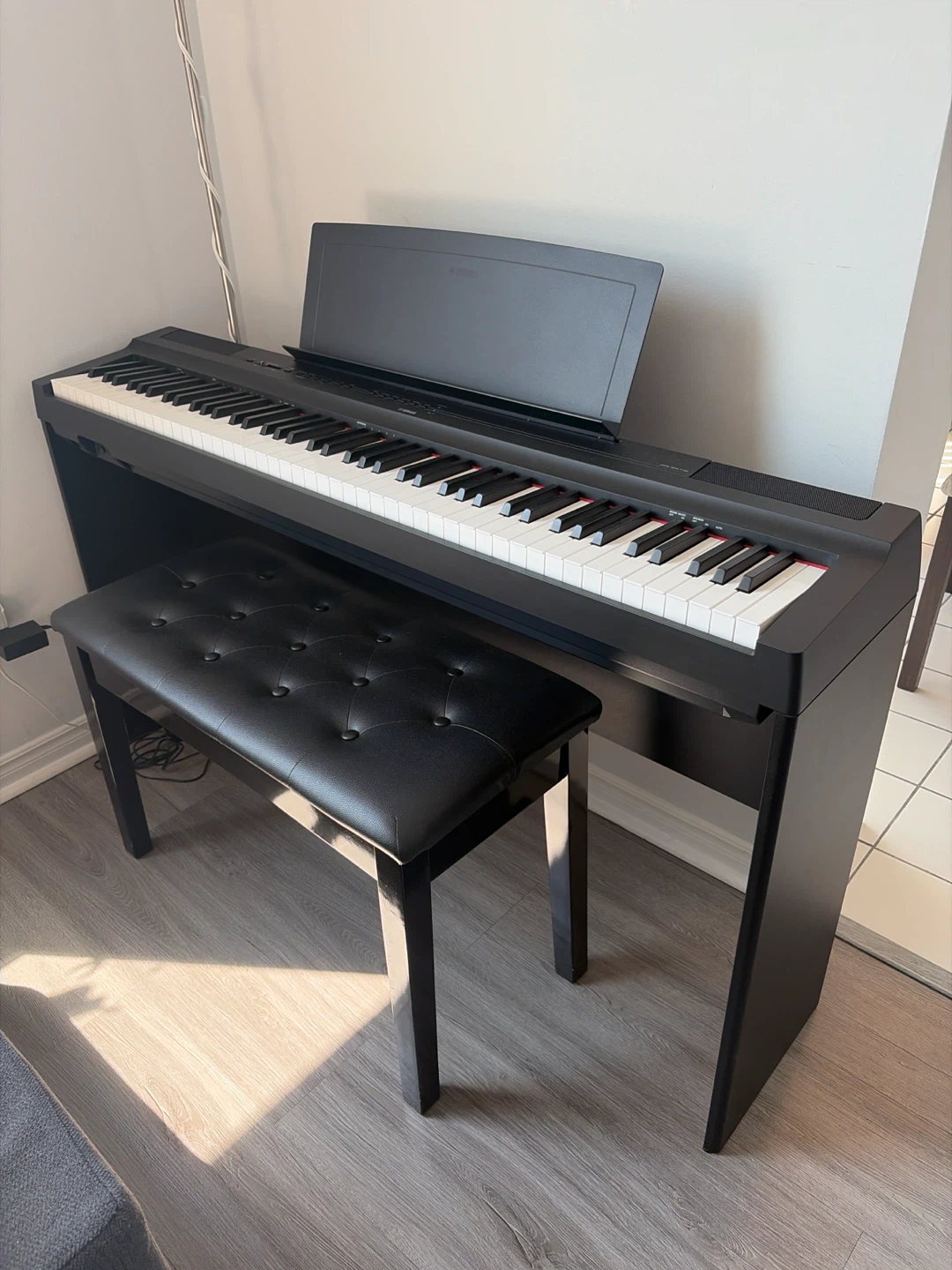 Yamaha Digital Piano with Bench