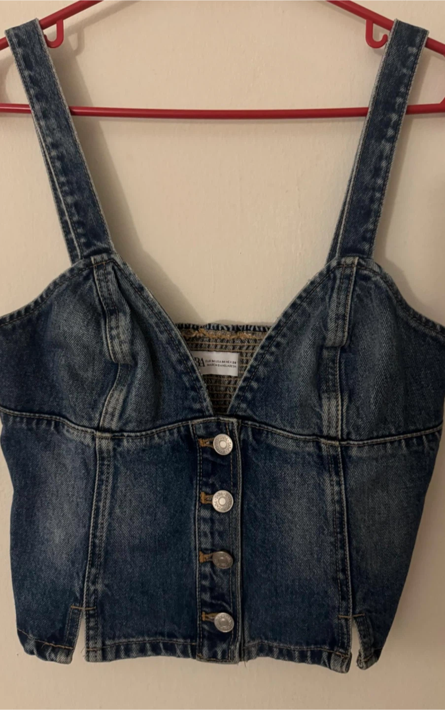 ZARA  Denim Top - Blue - Size M - photo 2