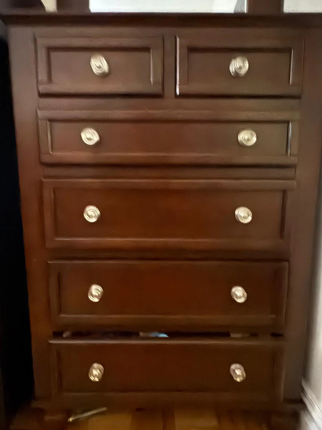 Wooden Dresser with Mirror - photo 2