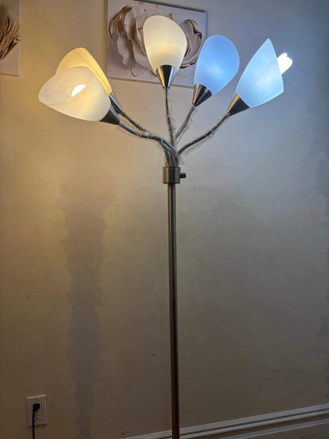 Floor Lamp with 5 Lights
