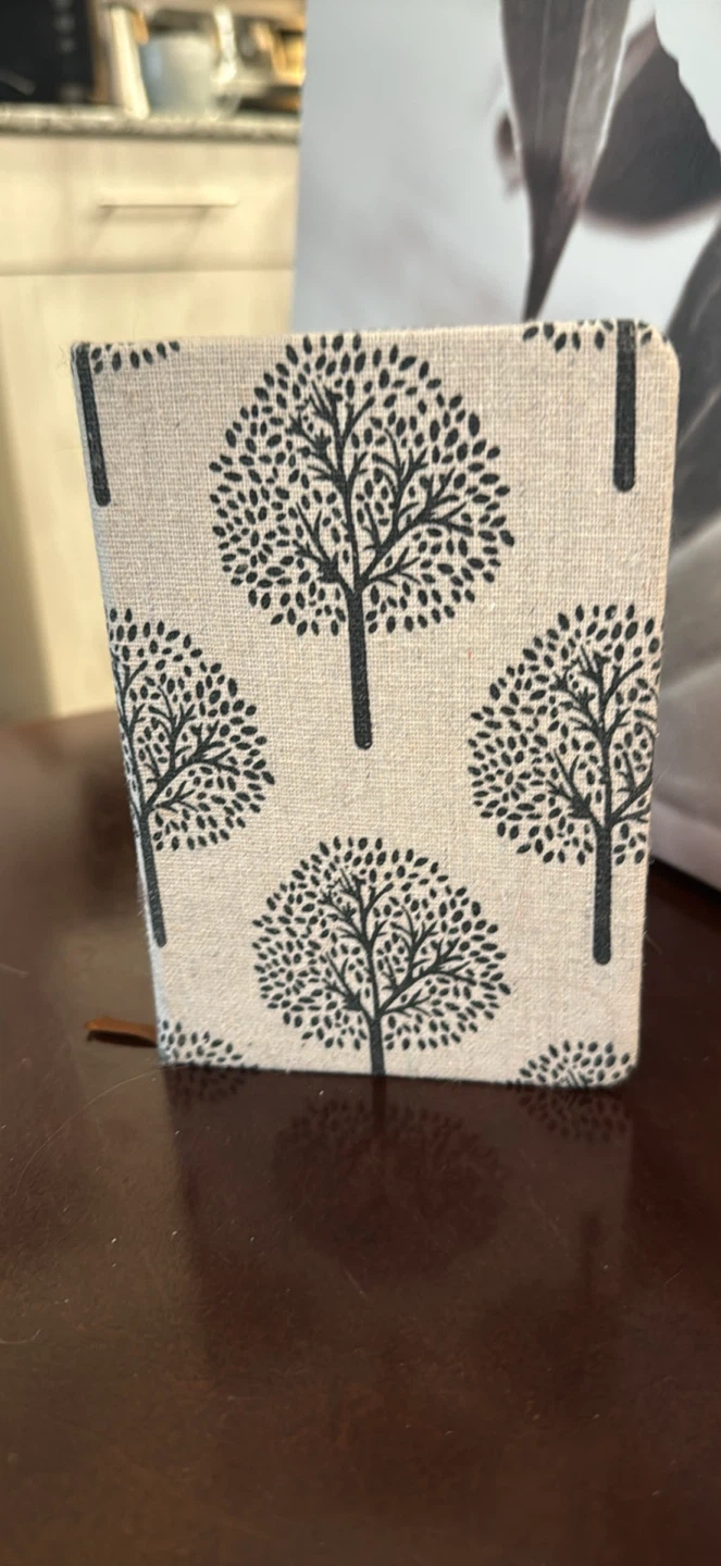 Lined Notebook with Tree Design