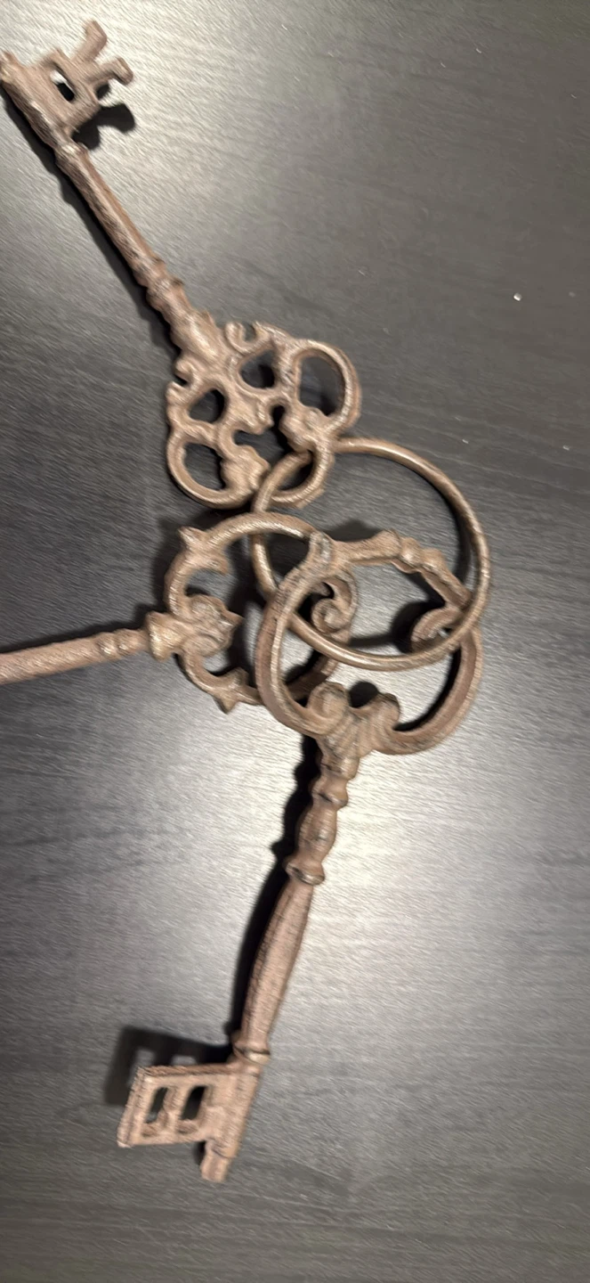Decorative iron Keys on Ring