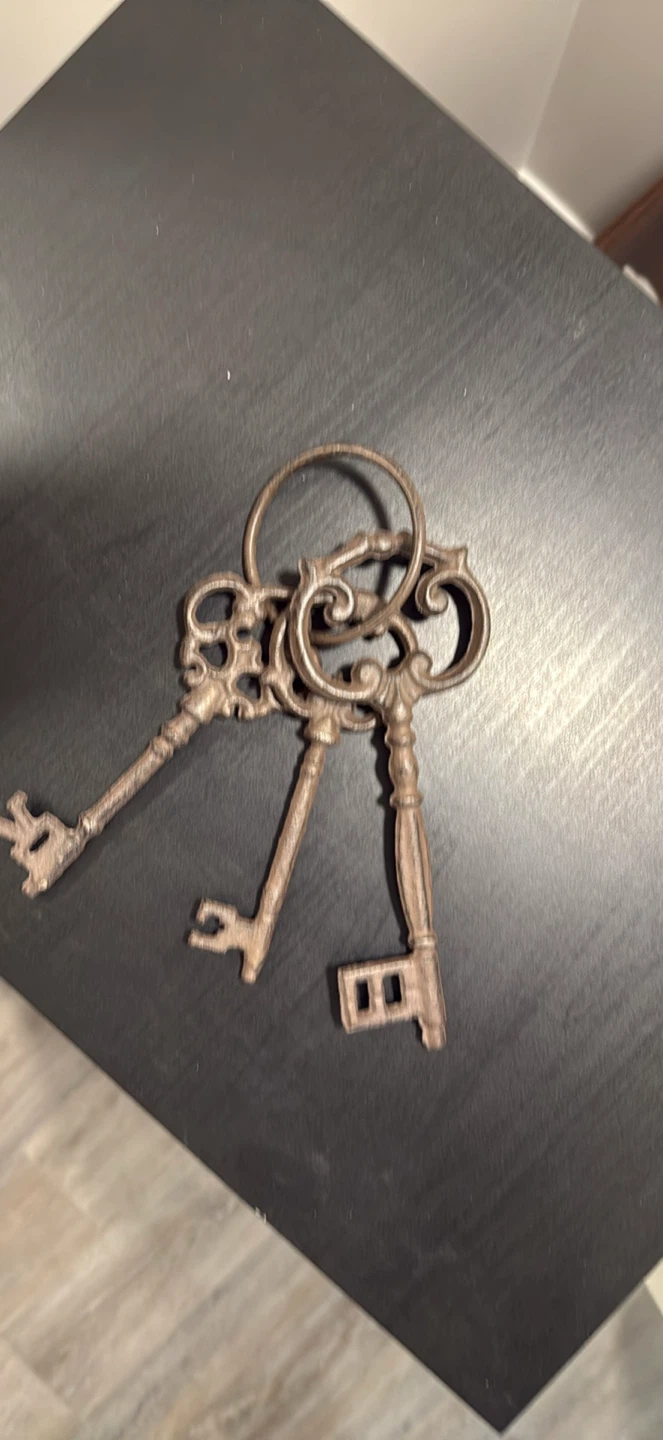 Decorative iron Keys on Ring - photo 3