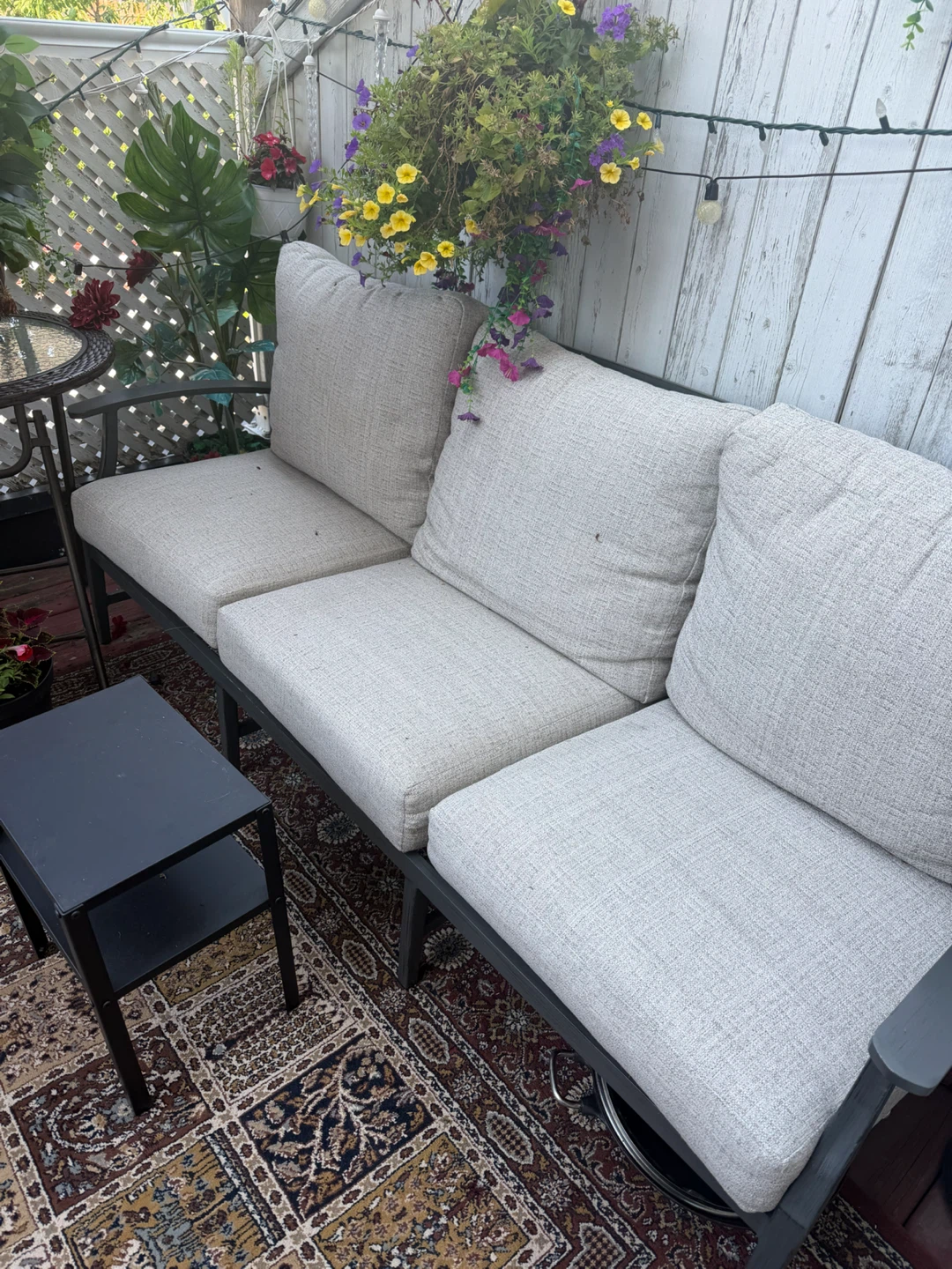 Outdoor Loveseat with Cushions