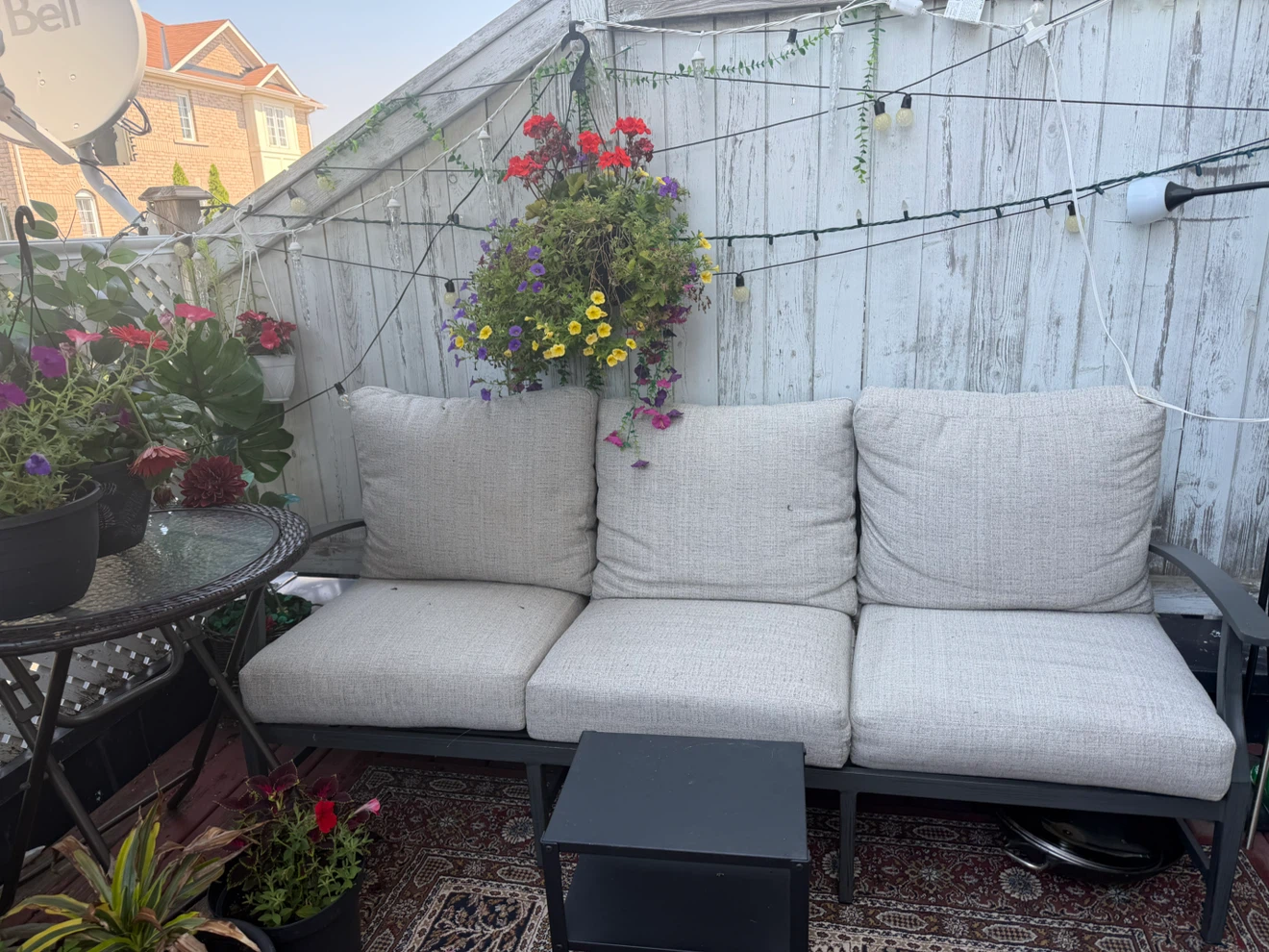 Outdoor Loveseat with Cushions - photo 2