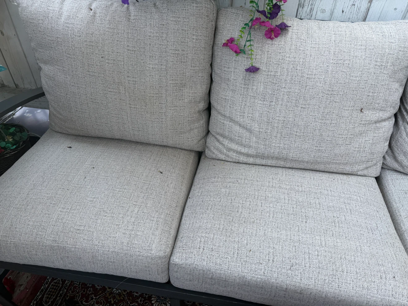 Outdoor Loveseat with Cushions - photo 3