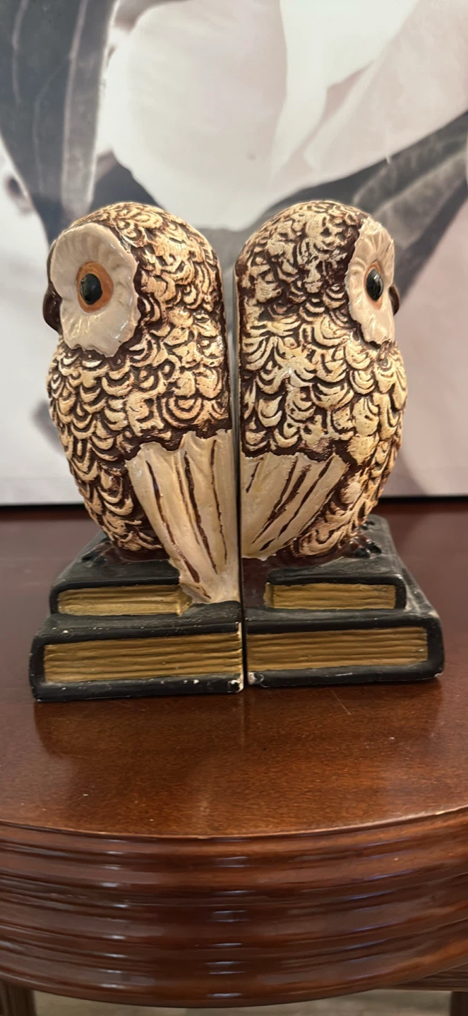 Decorative Owl Bookends