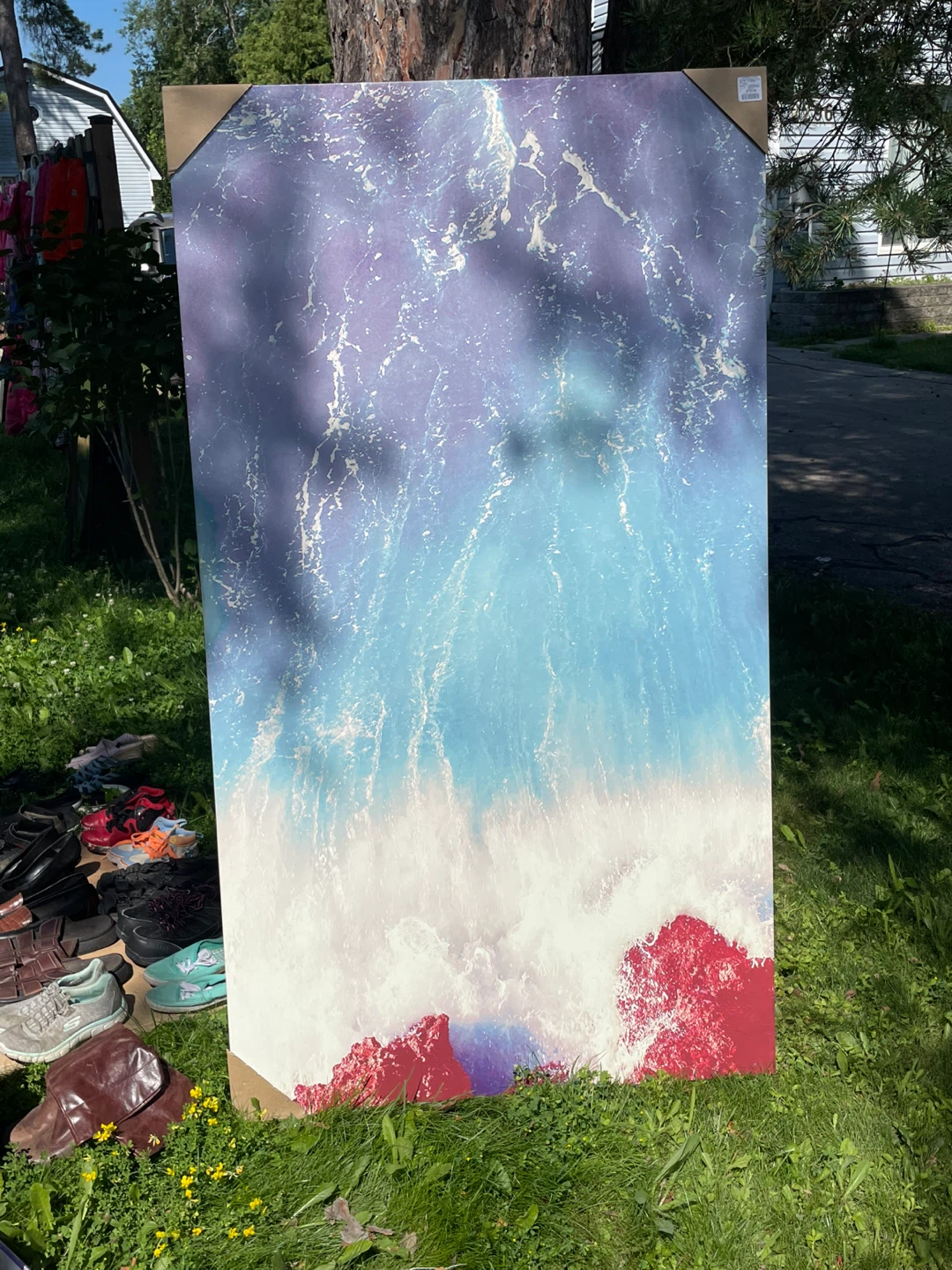 Large Ocean Wave Wall Art