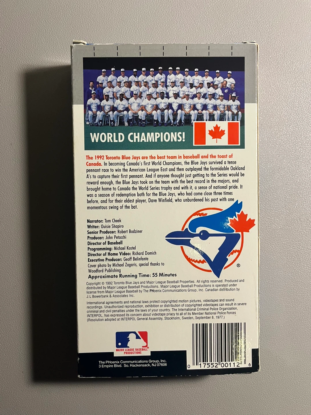 1992 Toronto Blue Jays World Series VHS - photo 2