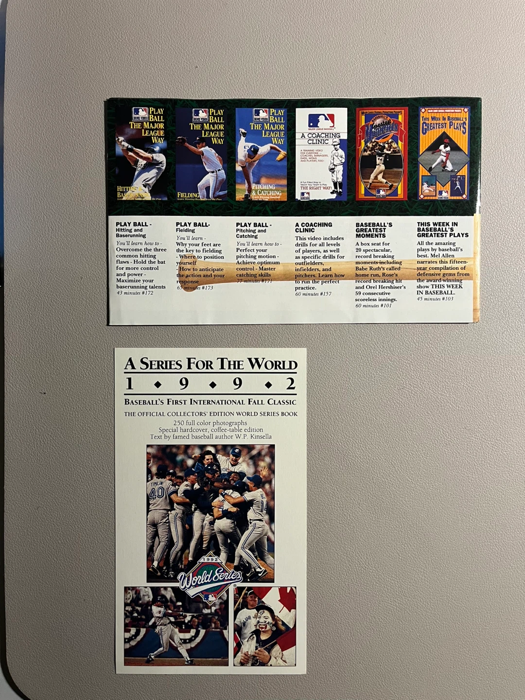 1992 Toronto Blue Jays World Series VHS - photo 5