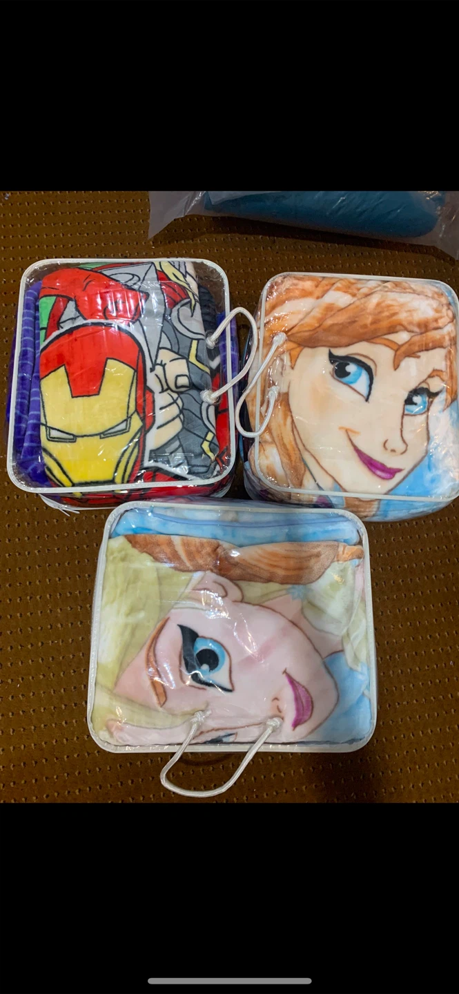 Children's Character Blankets (Marvel & Disney Frozen)