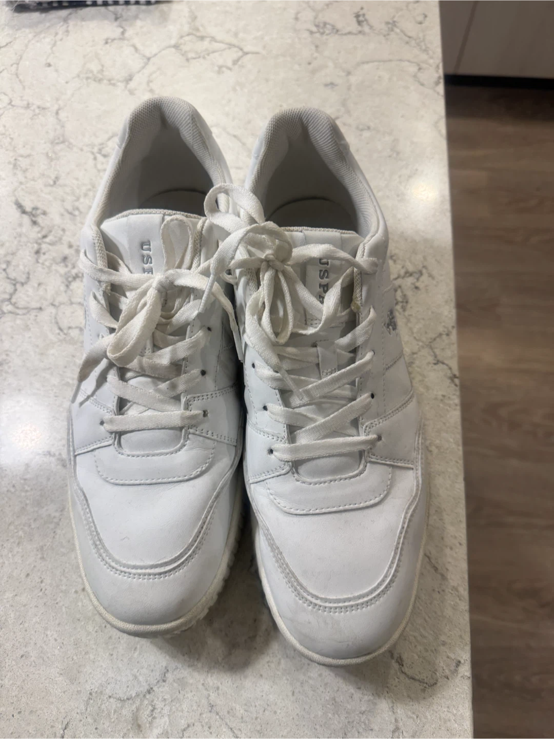 US Polo Assn White Sneakers
