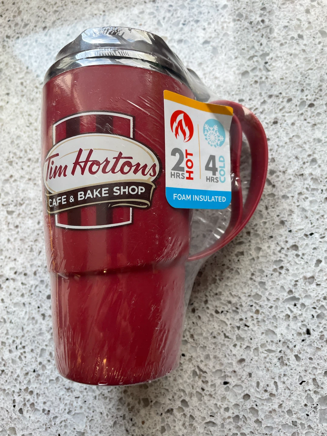 Vintage Tim Hortons Foam Insulated Tumbler