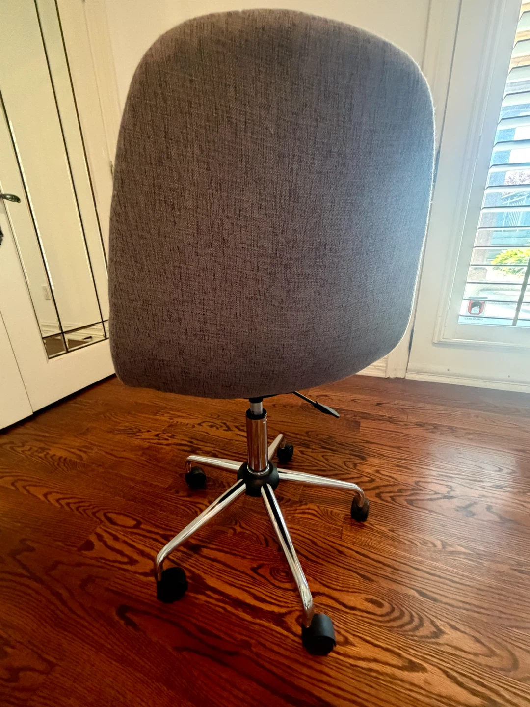 Grey Fabric Office/ vanity Chair - photo 2