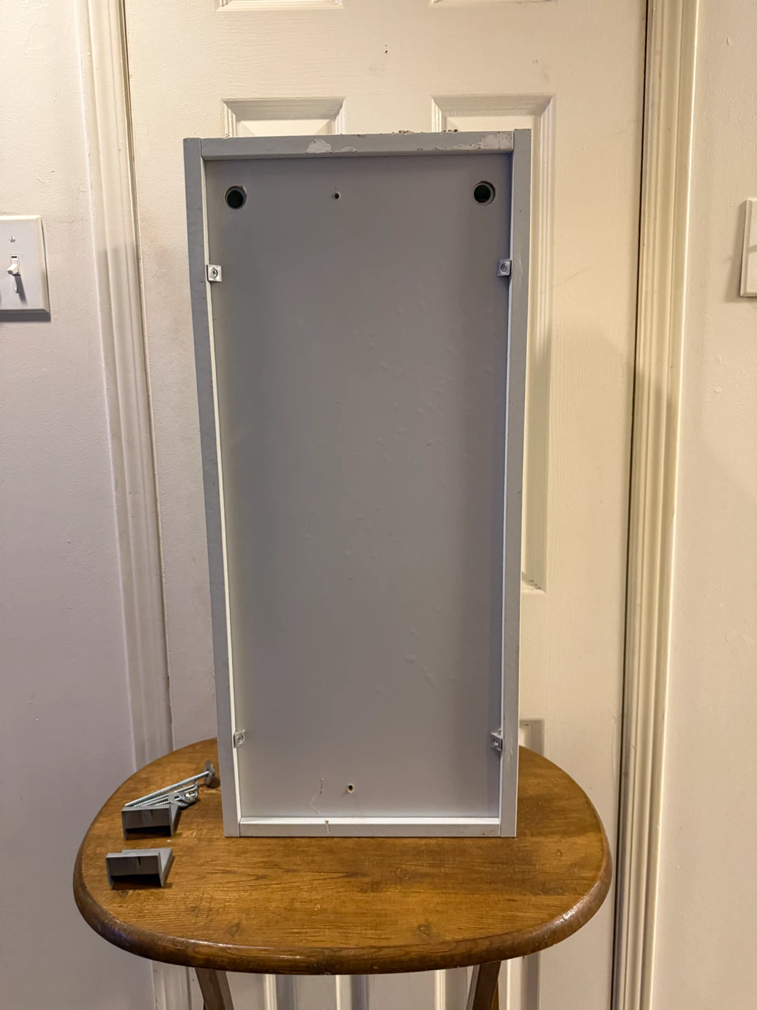 Grey Medicine Cabinet with Glass Door - photo 4
