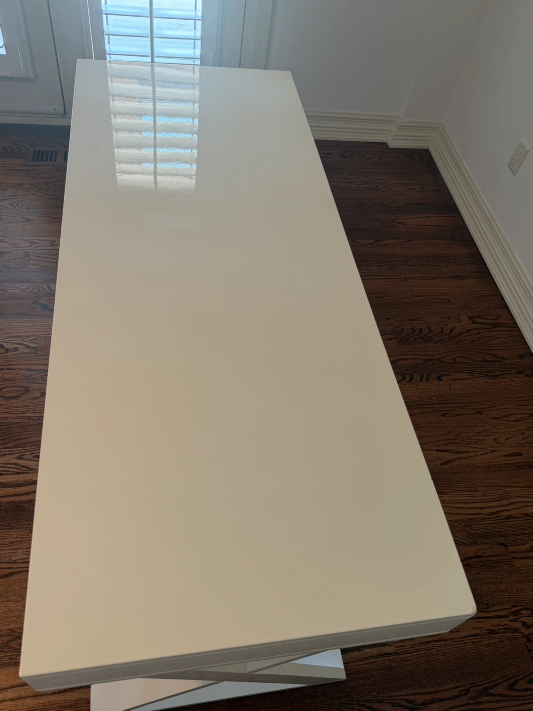 White Desk with Drawers - photo 4