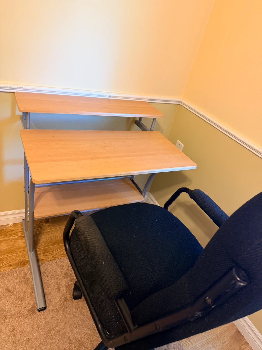 Desk and chair