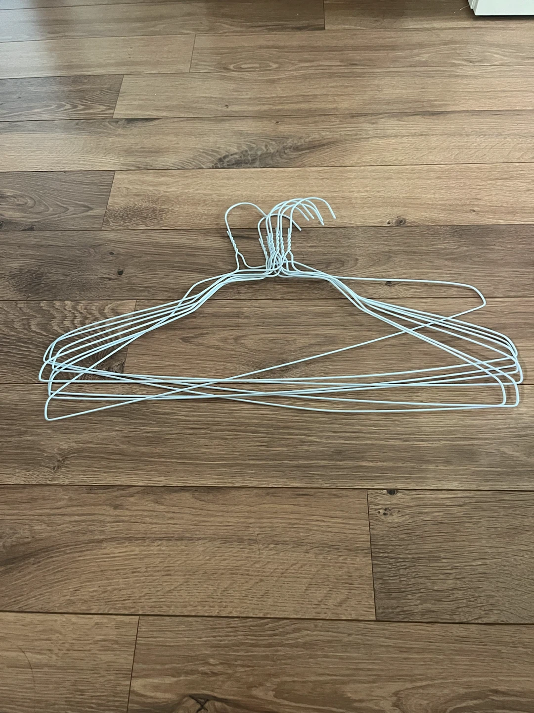White Wire Hangers - 60 available. 10 for $1 or $5 for 60