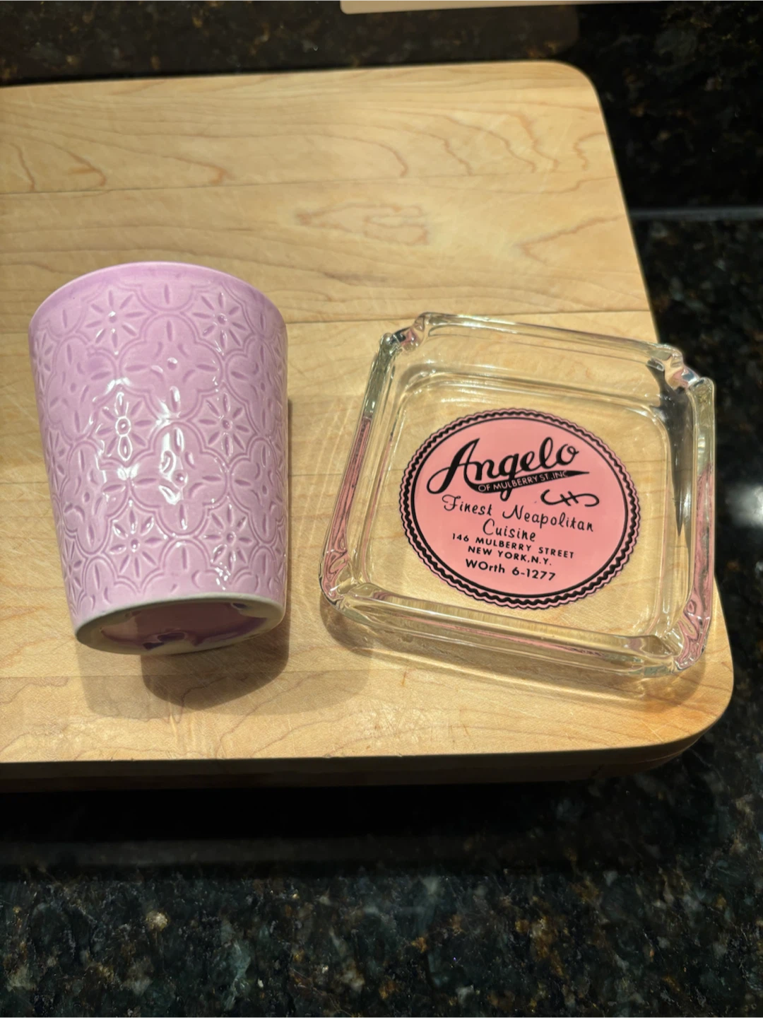 Vintage American Ashtray and matching Cup