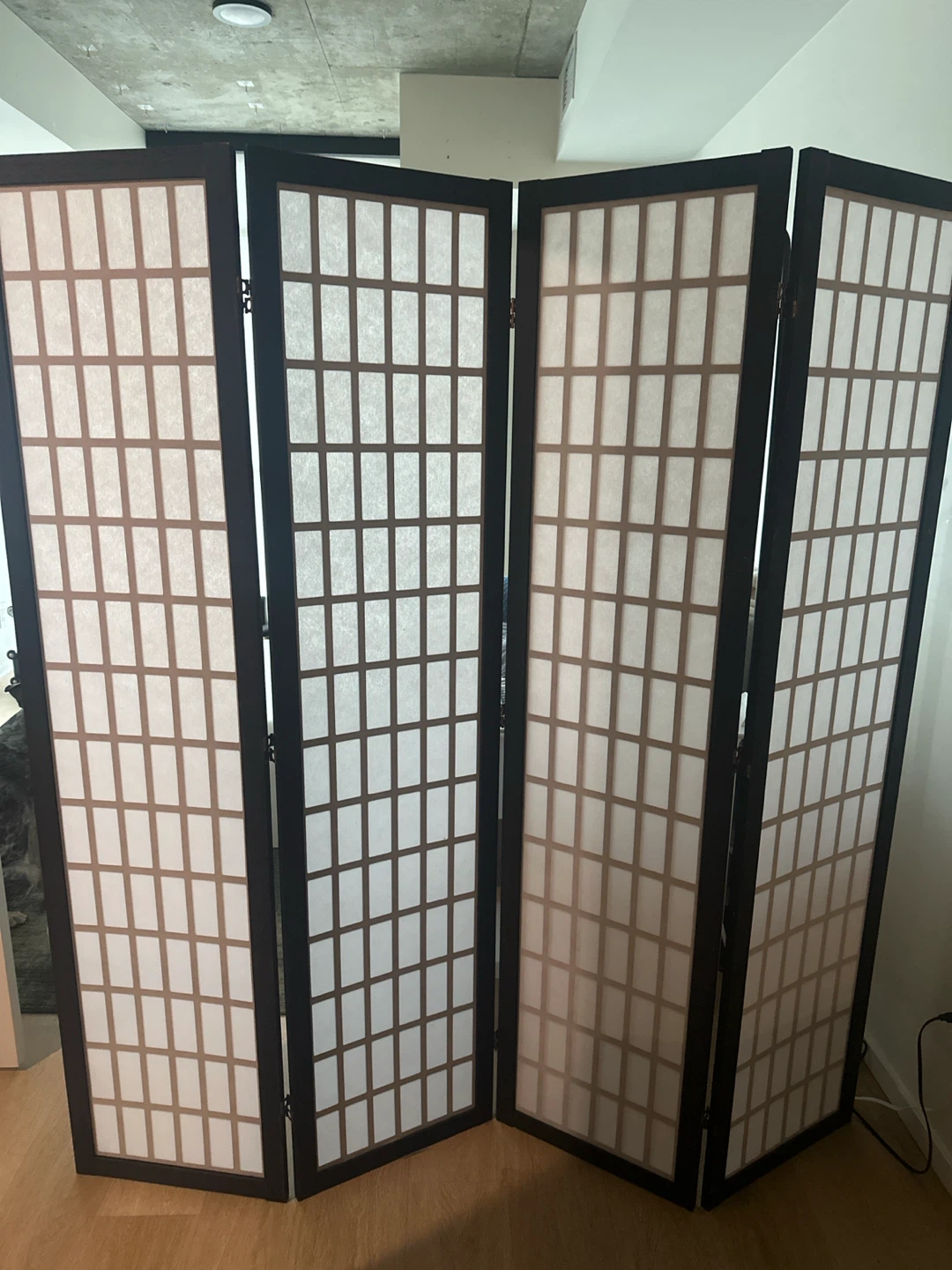 4-Panel Room Divider Screen