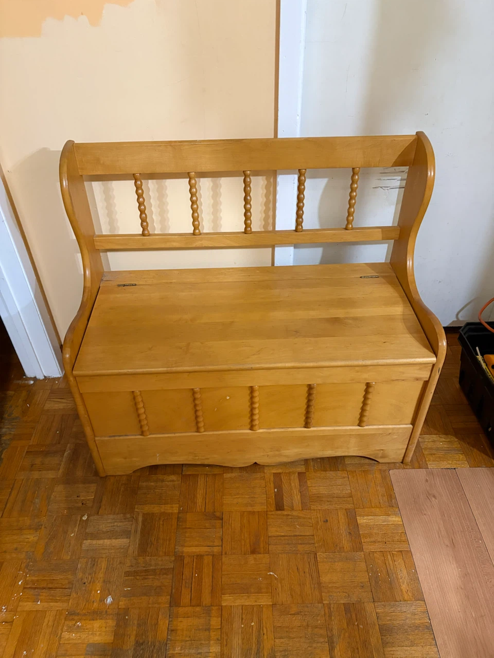 Wooden Storage Bench