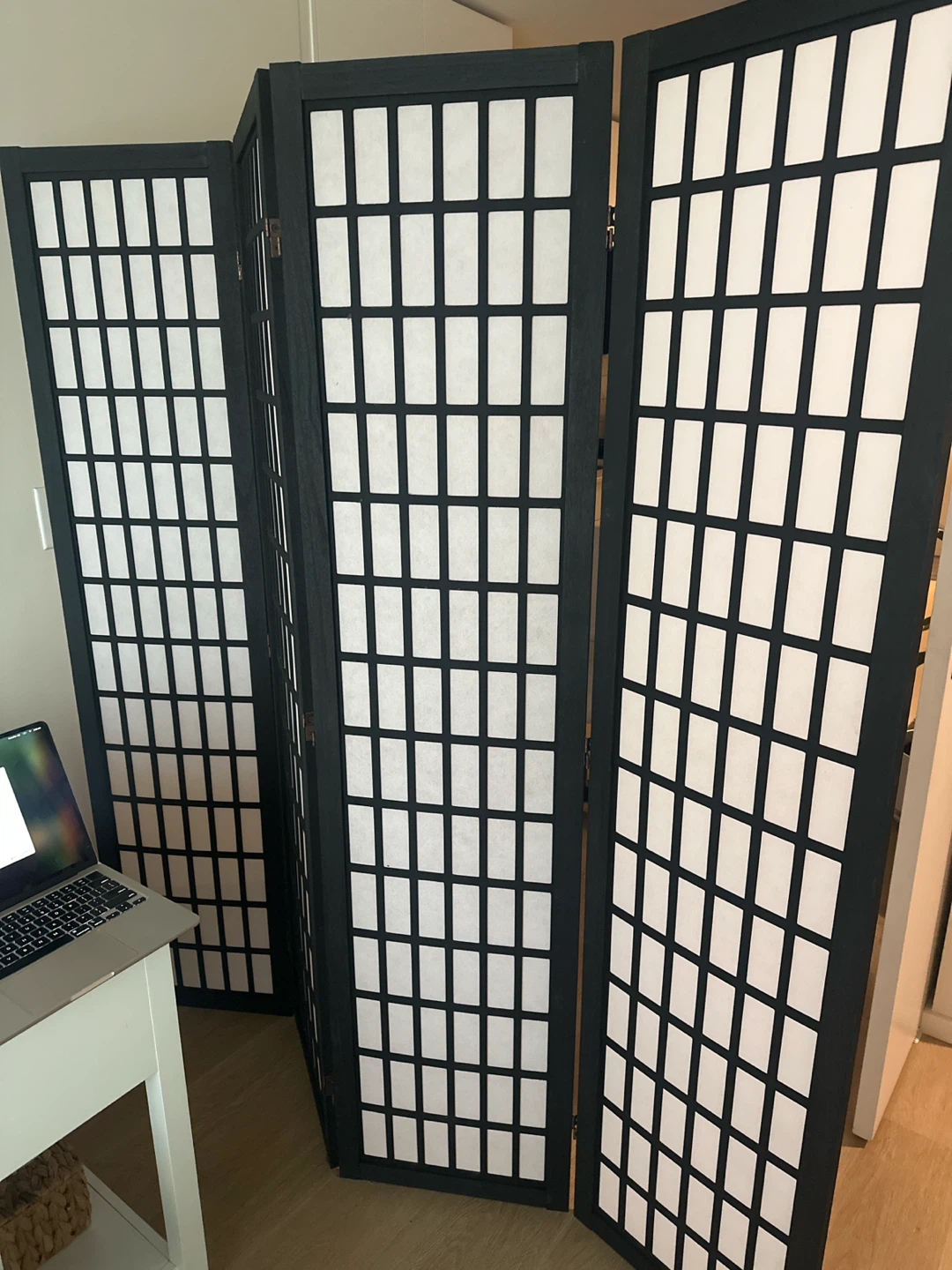 4-Panel Room Divider Screen - photo 2