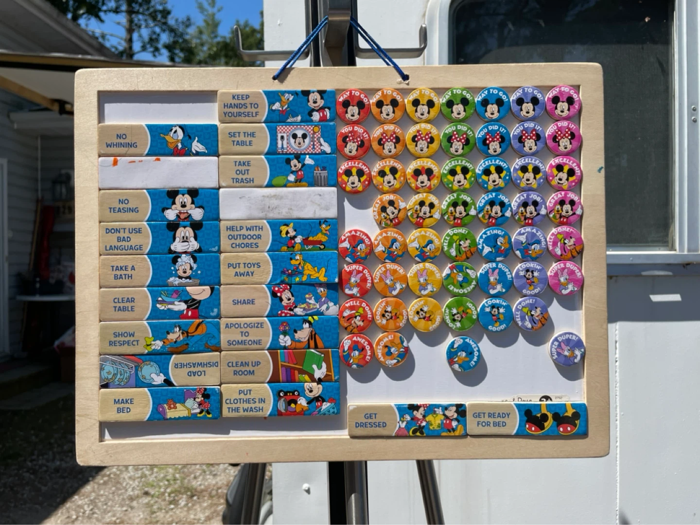 Disney Mickey Mouse Magnetic Responsibility Chart - photo 2