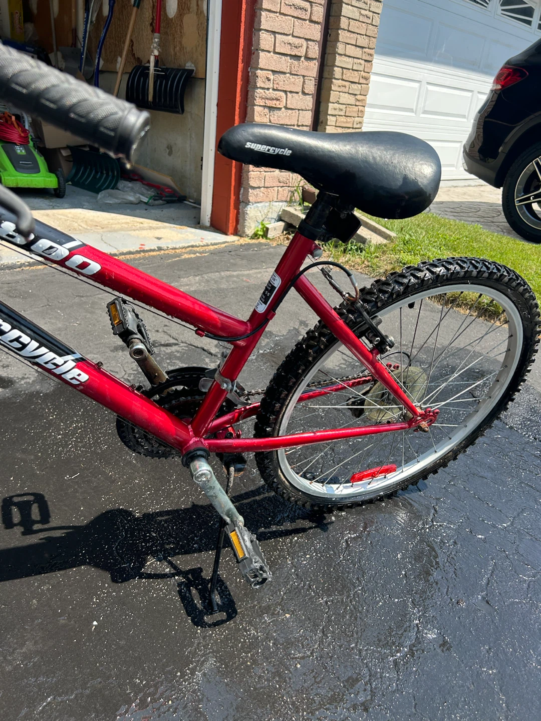 Red Bicycle with Bell, Brakes, and Kickstand - photo 4