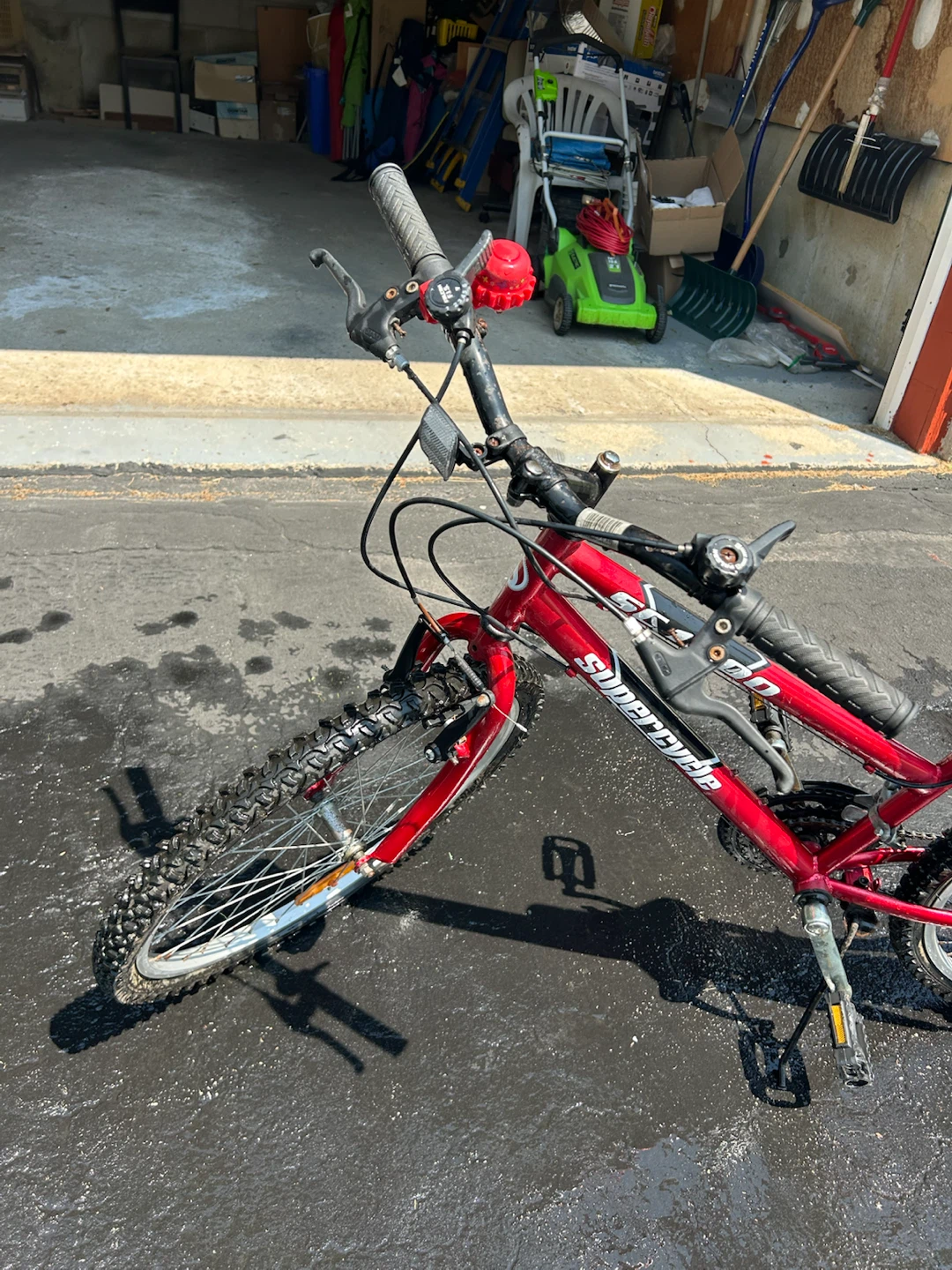 Red Bicycle with Bell, Brakes, and Kickstand - photo 5