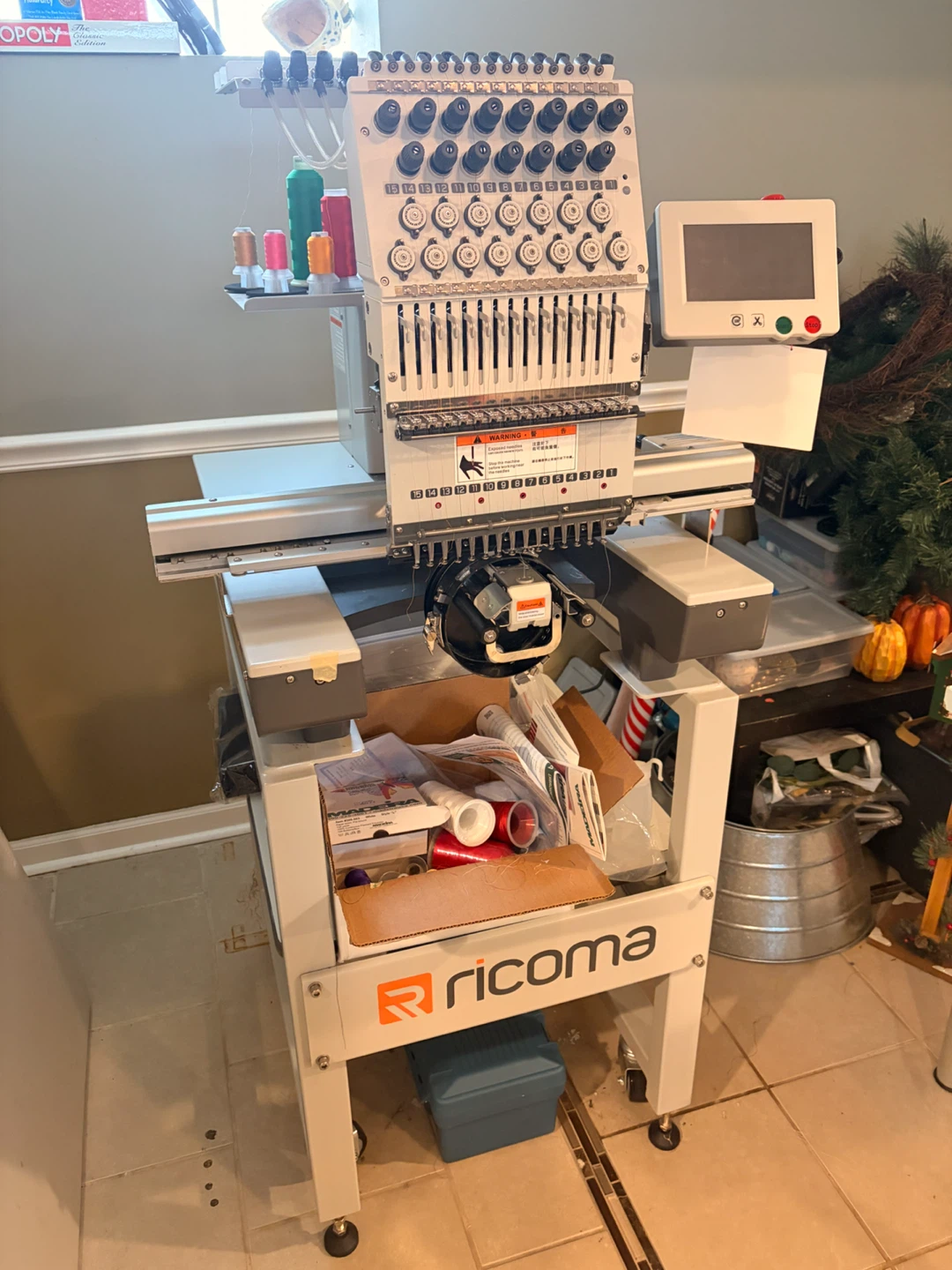 Ricoma Embroidery Machine TC1501- 15 needle