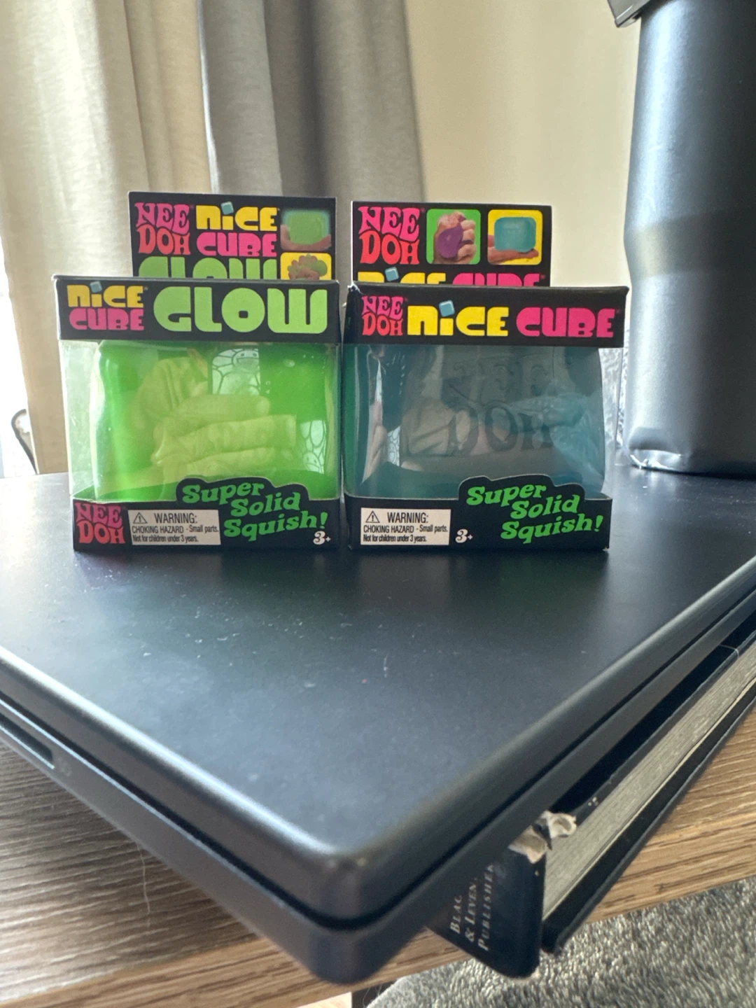 Nee Doh Nice Cube Glow and Nice Cube Squish Toys