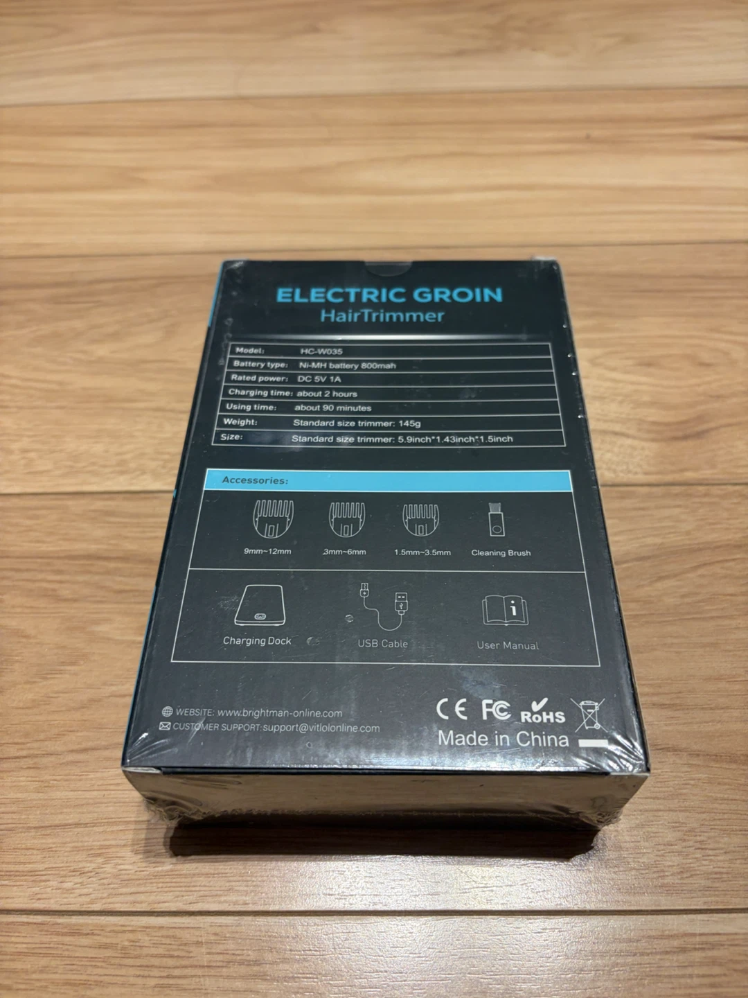 Electric Groin Hair Trimmer HC-W035 - photo 2