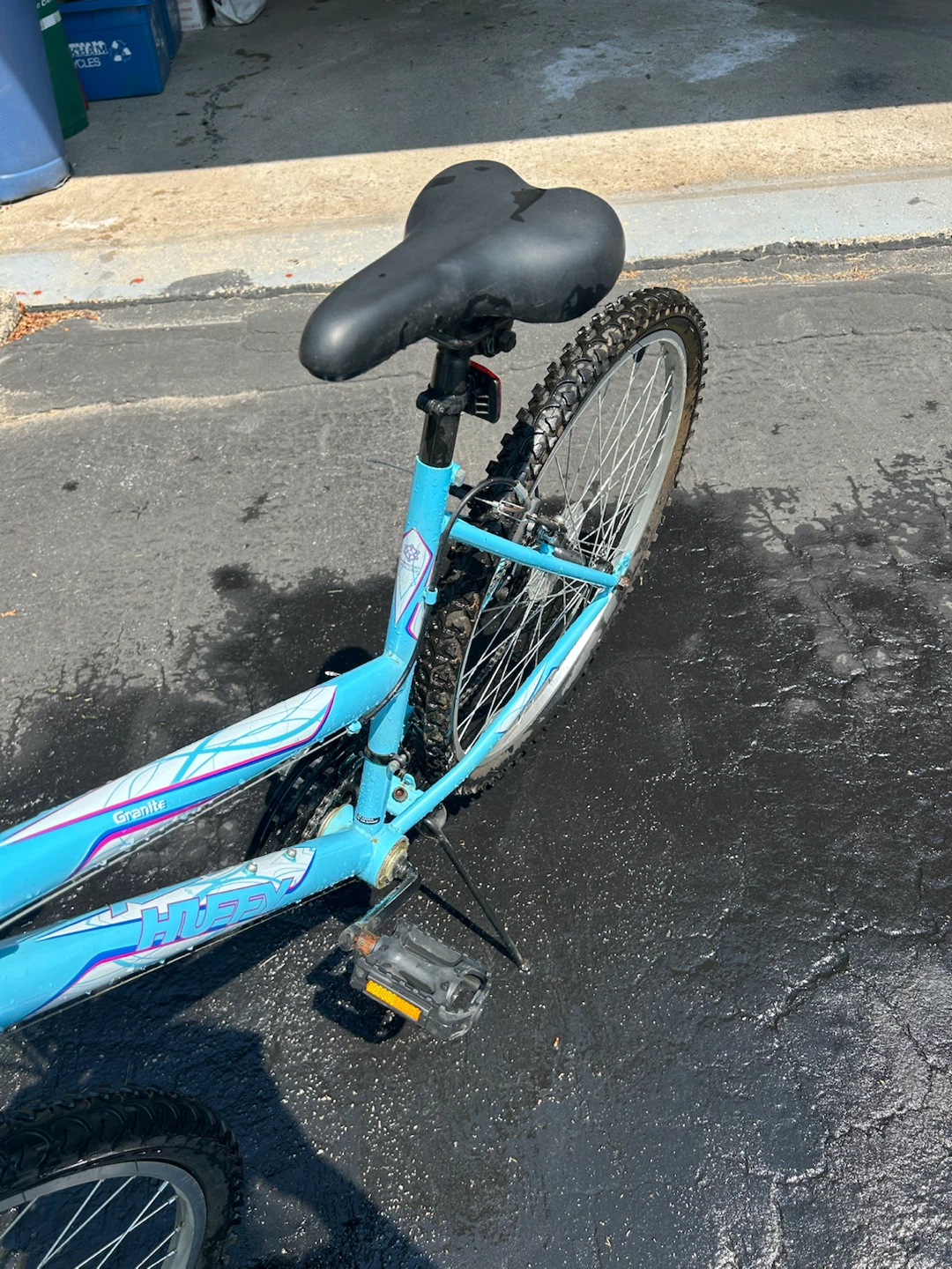 Blue Bike with Brakes, Bell, and Kickstand - photo 3