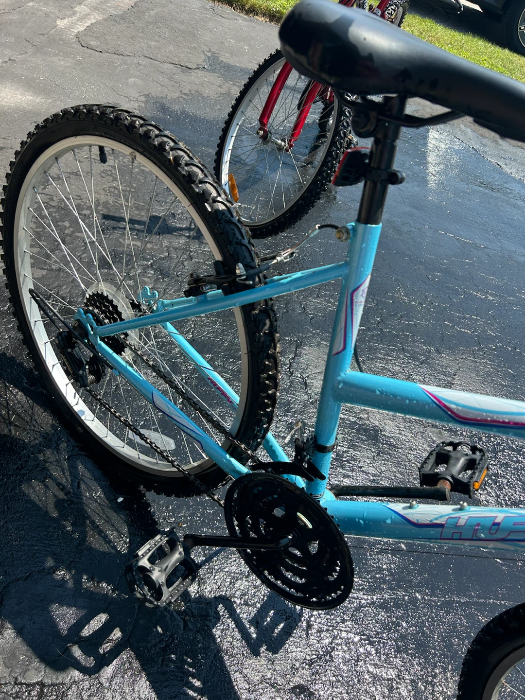 Blue Bike with Brakes, Bell, and Kickstand - photo 4
