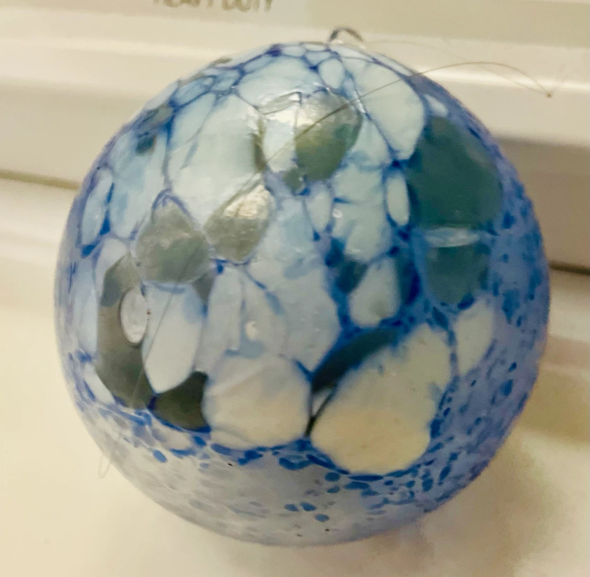 Vintage Hand Blown Glass Ornament