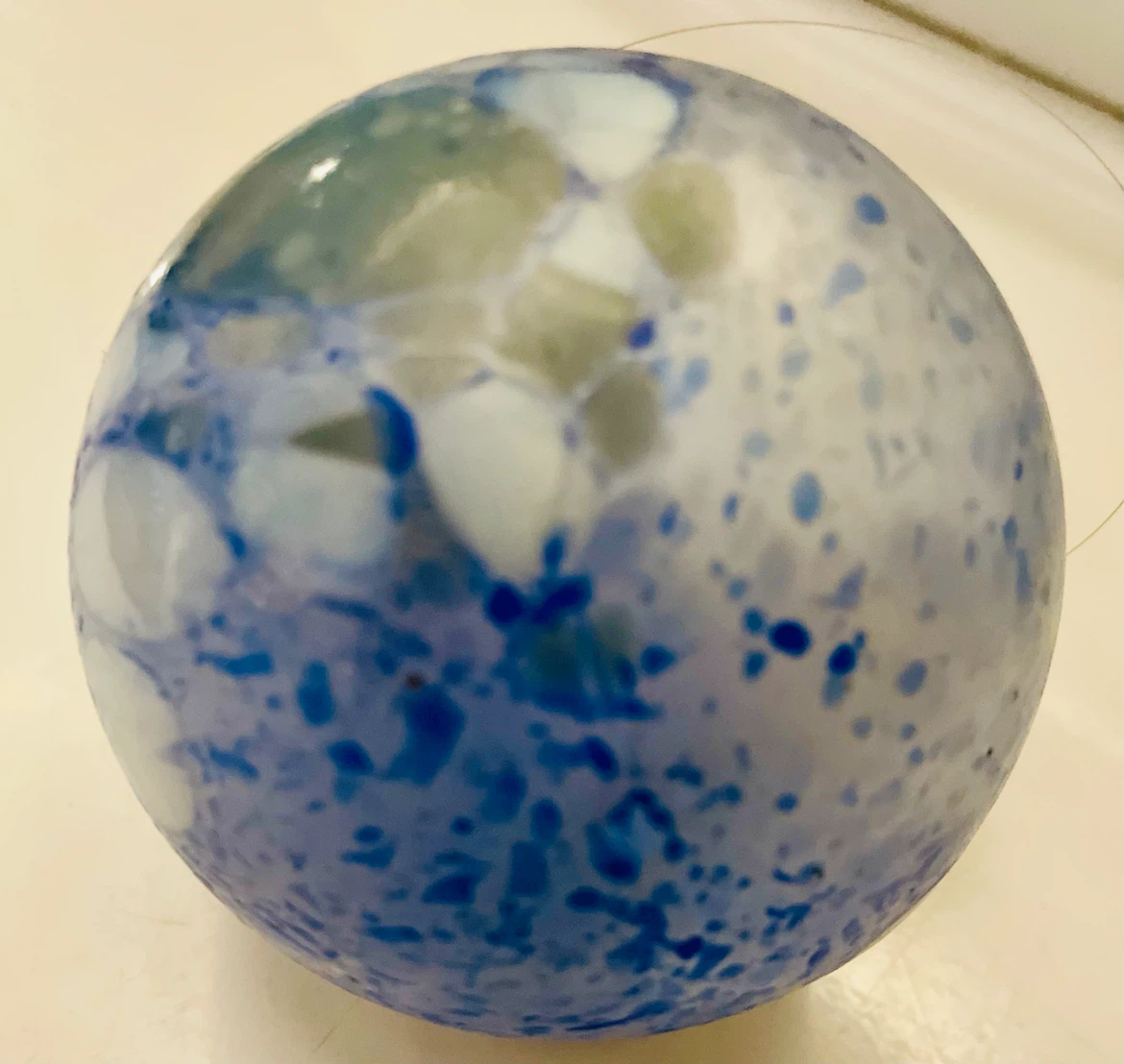 Vintage Hand Blown Glass Ornament - photo 2