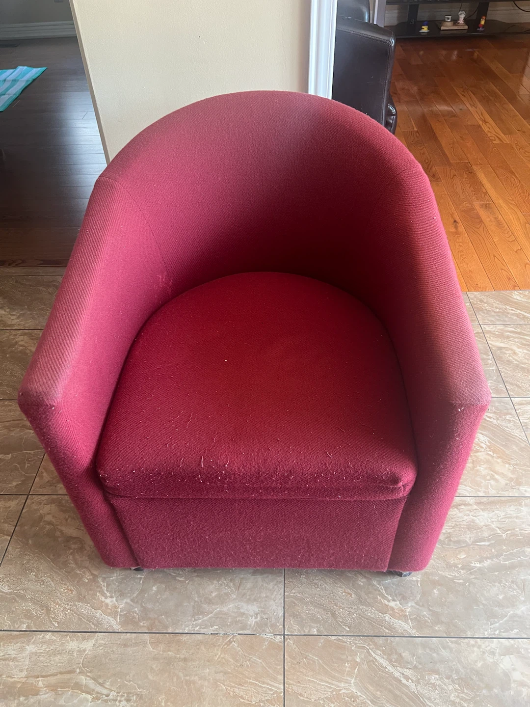 Armchair and Ottoman Set