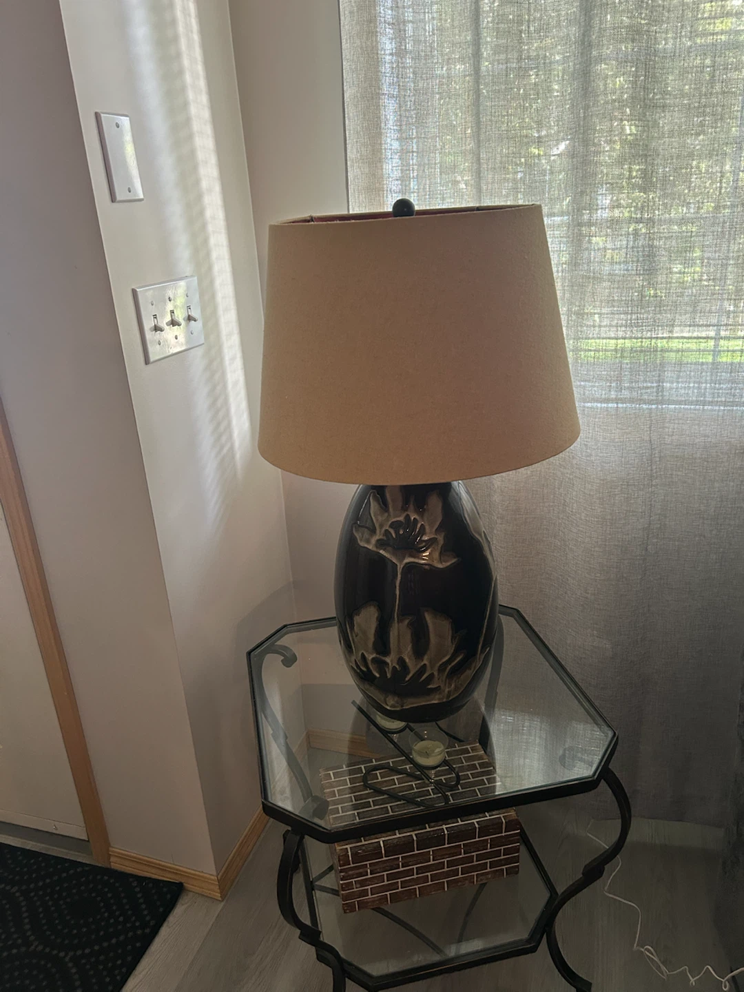 Tri Light Table Lamp with Ceramic Base - photo 2