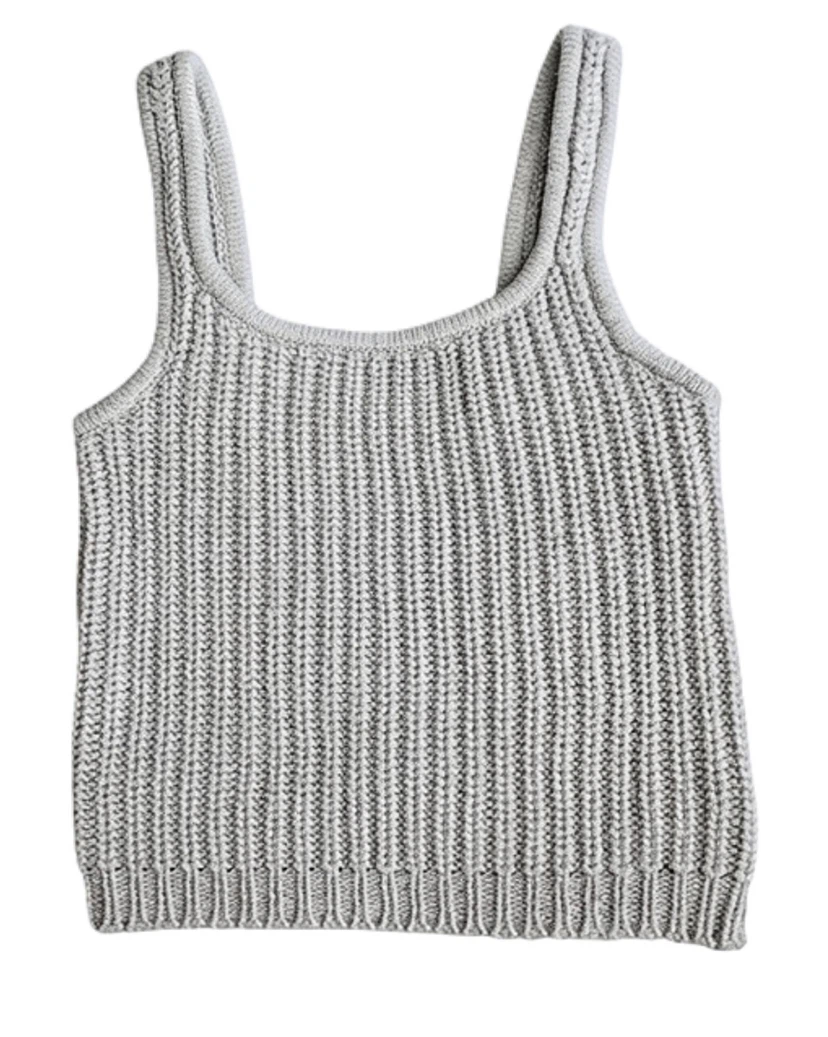 Aeropostale Grey Knit Tank Top XS
