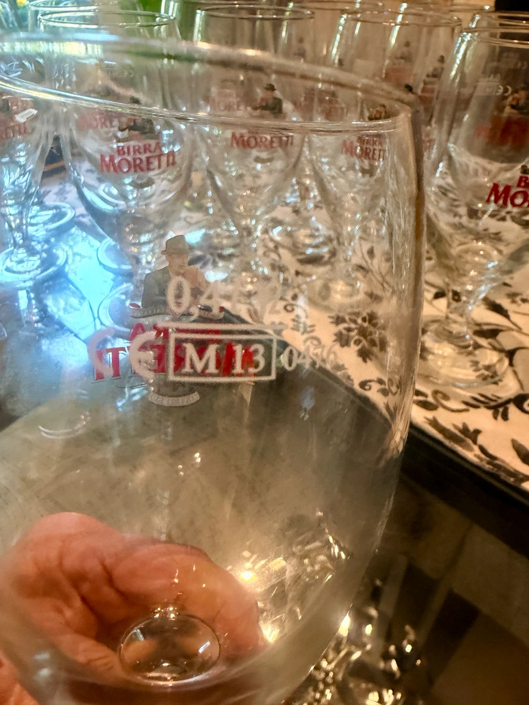 Birra Moretti Beer Glasses - Set of 12 - photo 3